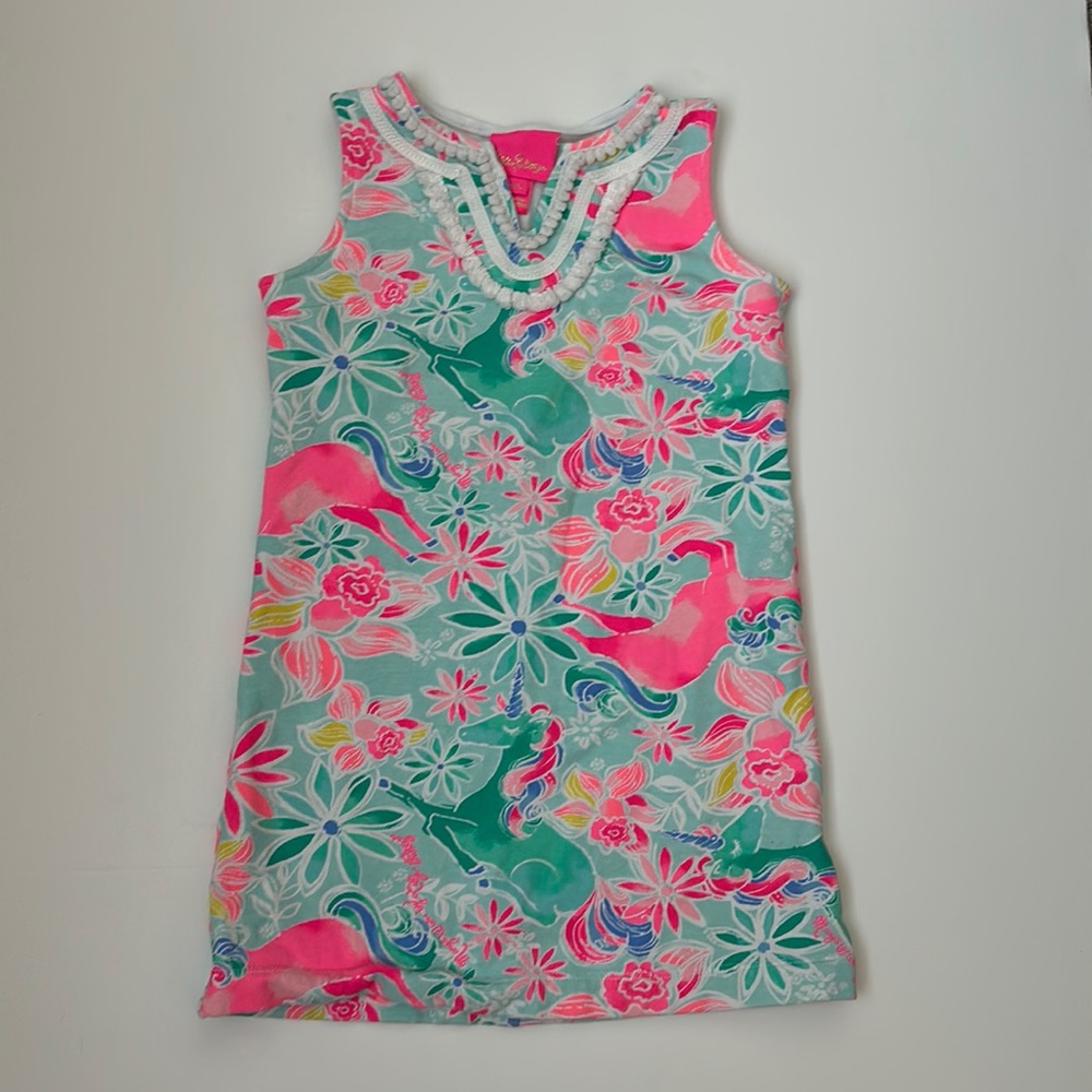 Lilly Pulitzer Unicorn Print shift dress